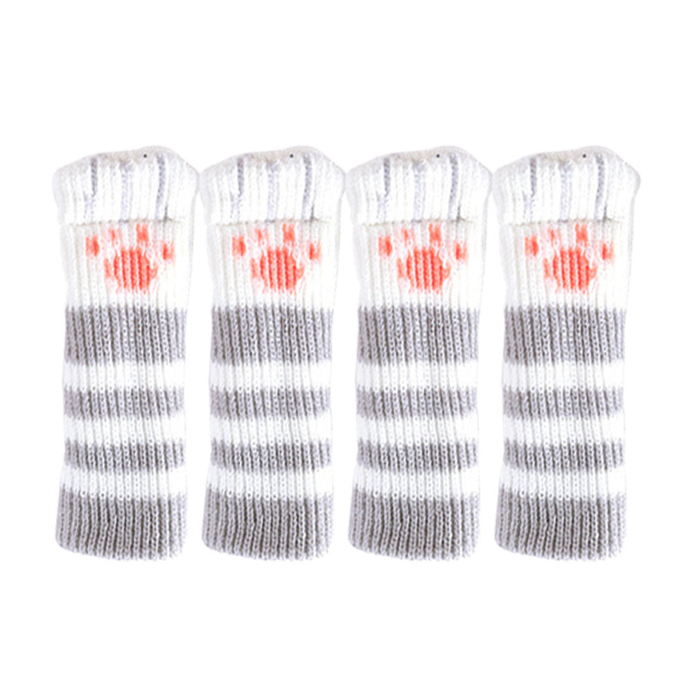 4PCS Cute Cat Claw Pattern Chair Leg Floor Protectors Covers Furniture Feet Pads Table Leg Protectors Caps to Prevent Scratch and Noise 4PCS Cute Cat Claw Pattern Chair Leg Floor Protectors Covers Furniture Feet Pads Table Leg Protectors Caps to Prevent Scratch and Noise